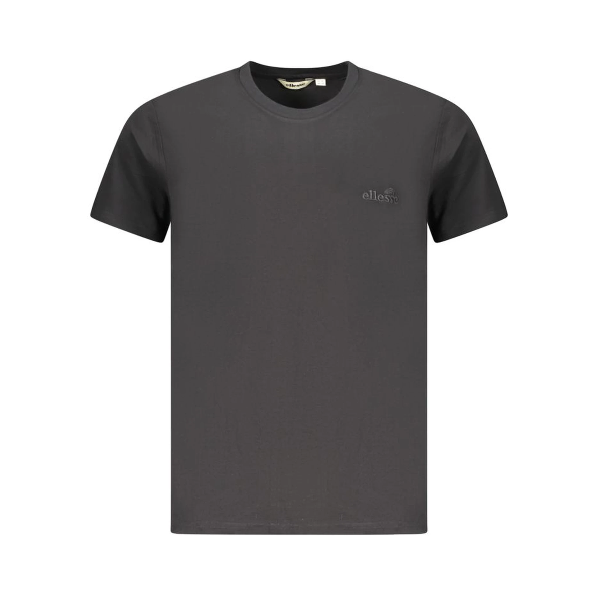 Black Cotton Men T-Shirt