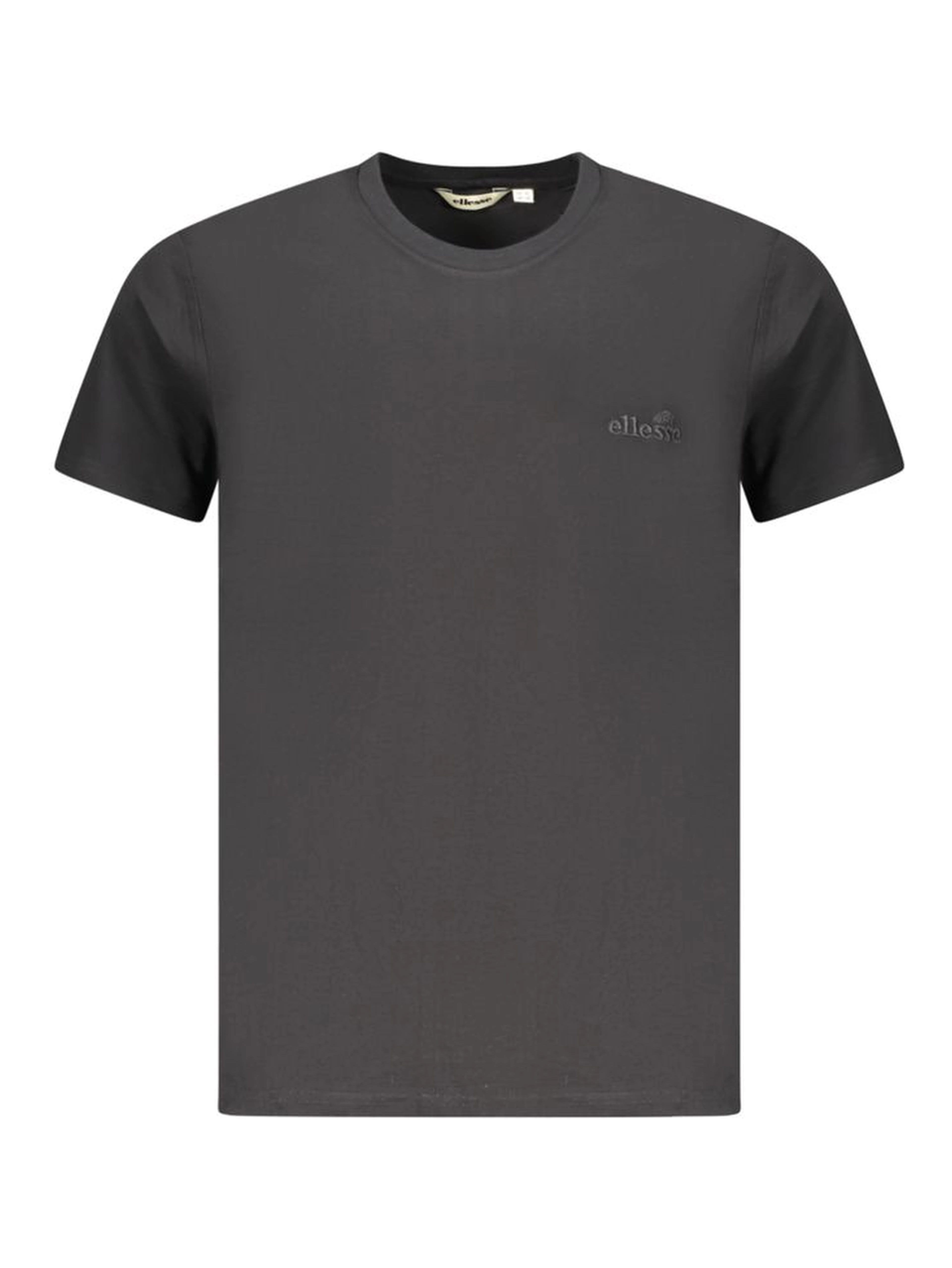Black Cotton Men T-Shirt