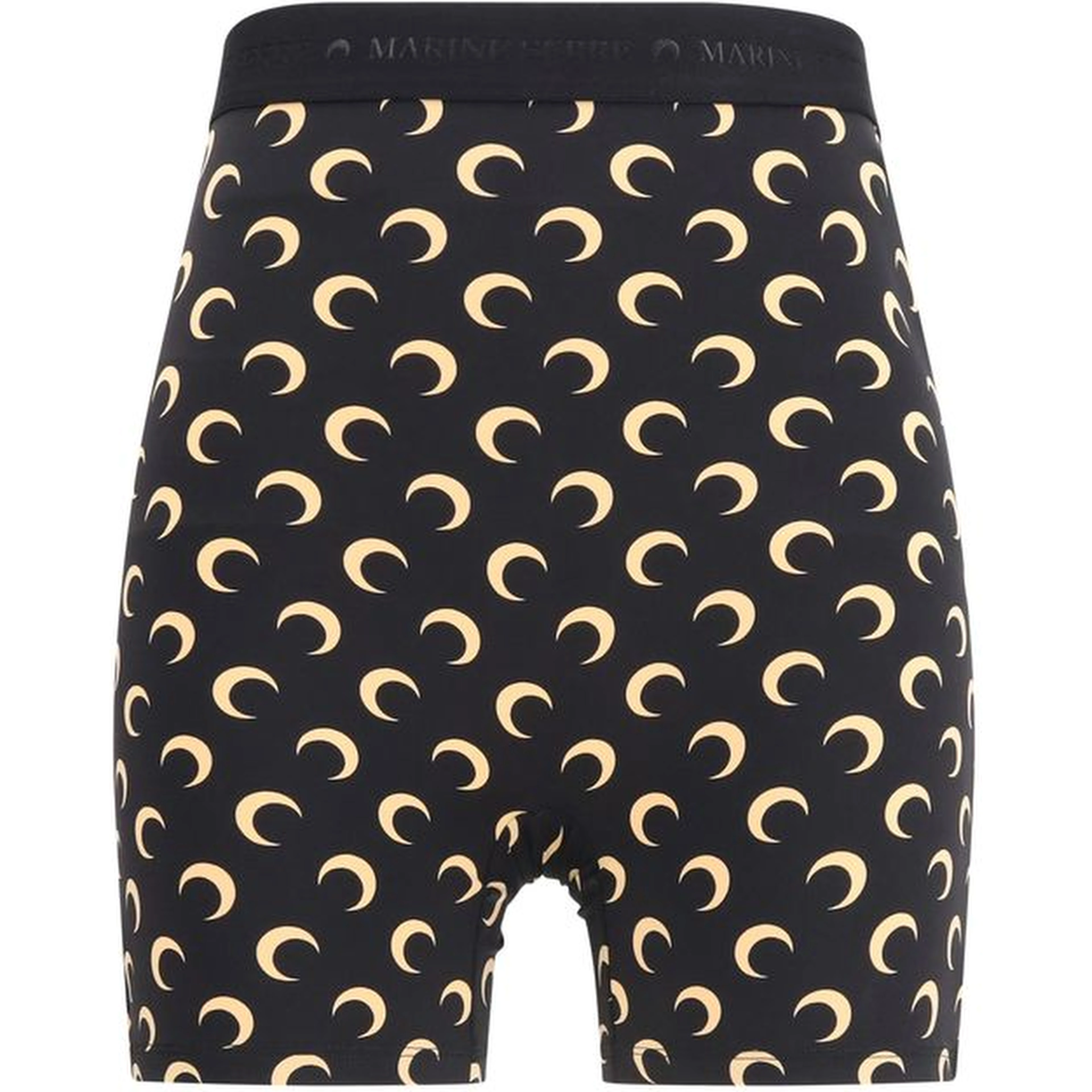 Black Polyamide Bermuda Shorts