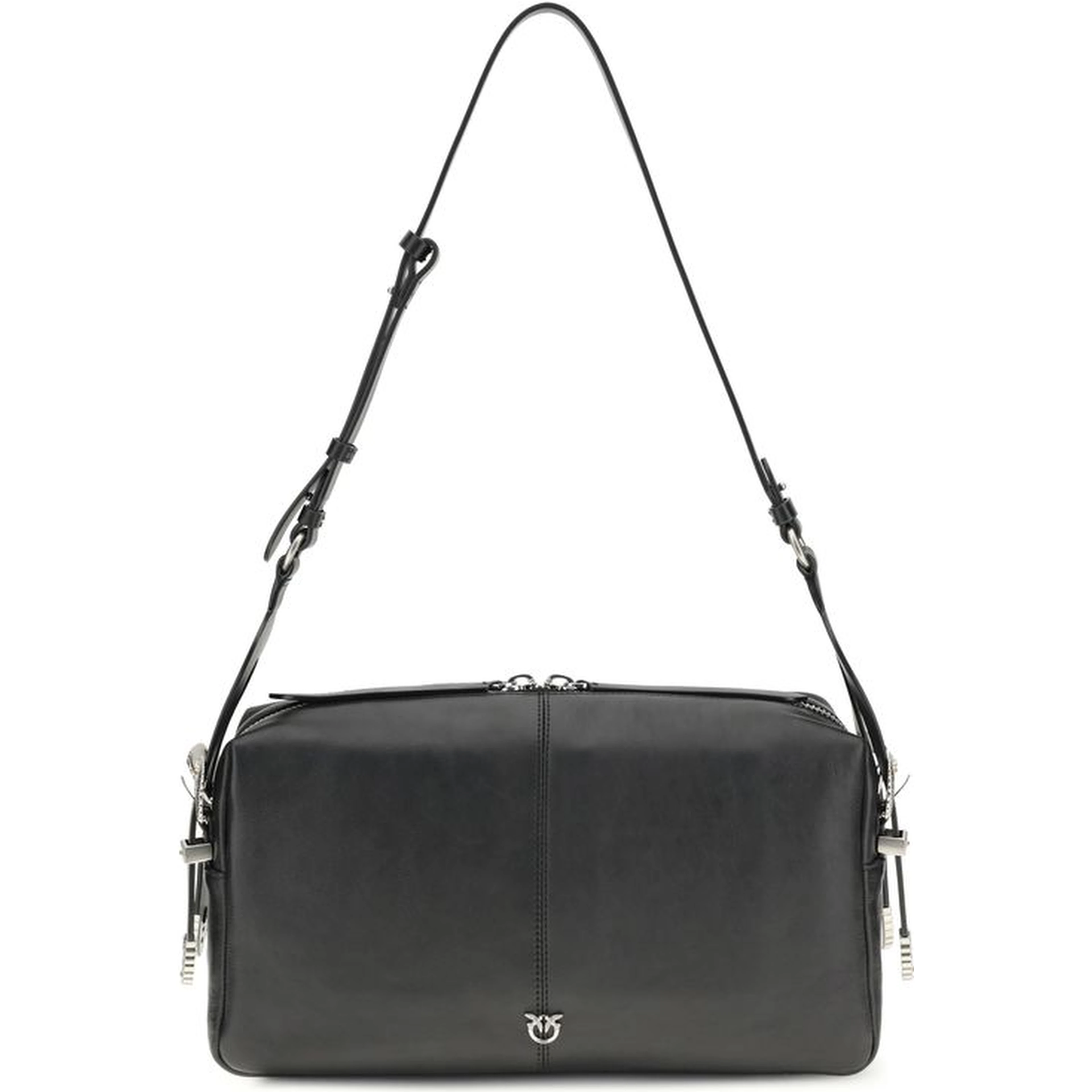 Black Calf Leather Bos Taurus Shoulder Bag