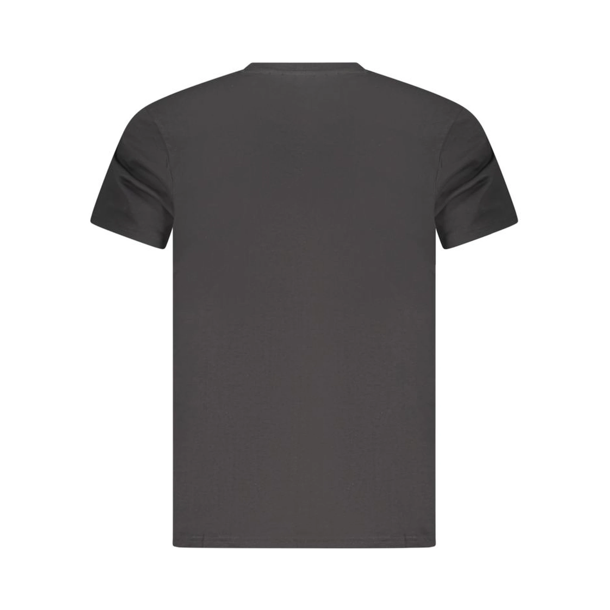 Black Cotton Men T-Shirt