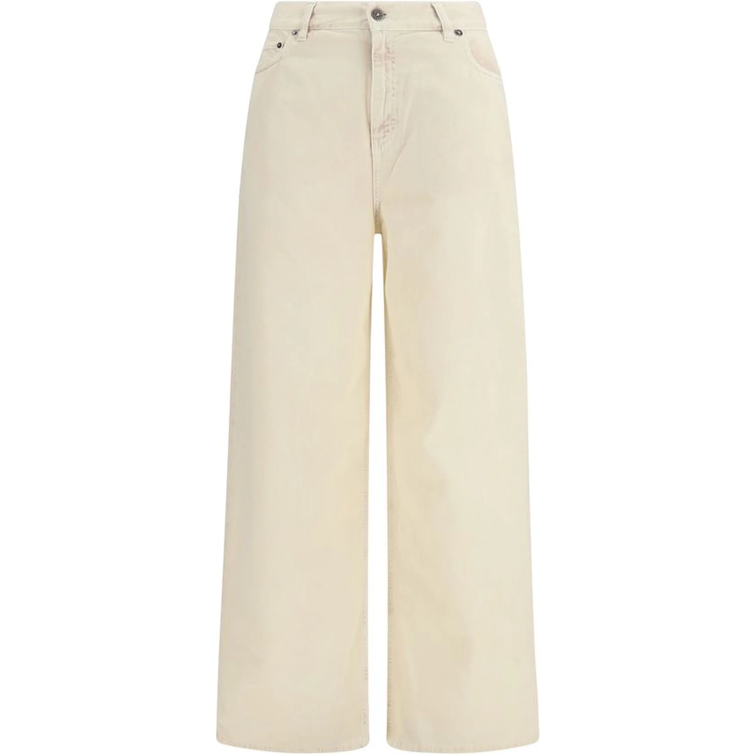 Bicolor Cotton Relaxed Fit Jeans