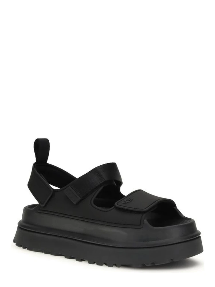 Black Recycled Polyester Platform Sandals alternative