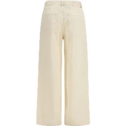 Bicolor Cotton Relaxed Fit Jeans