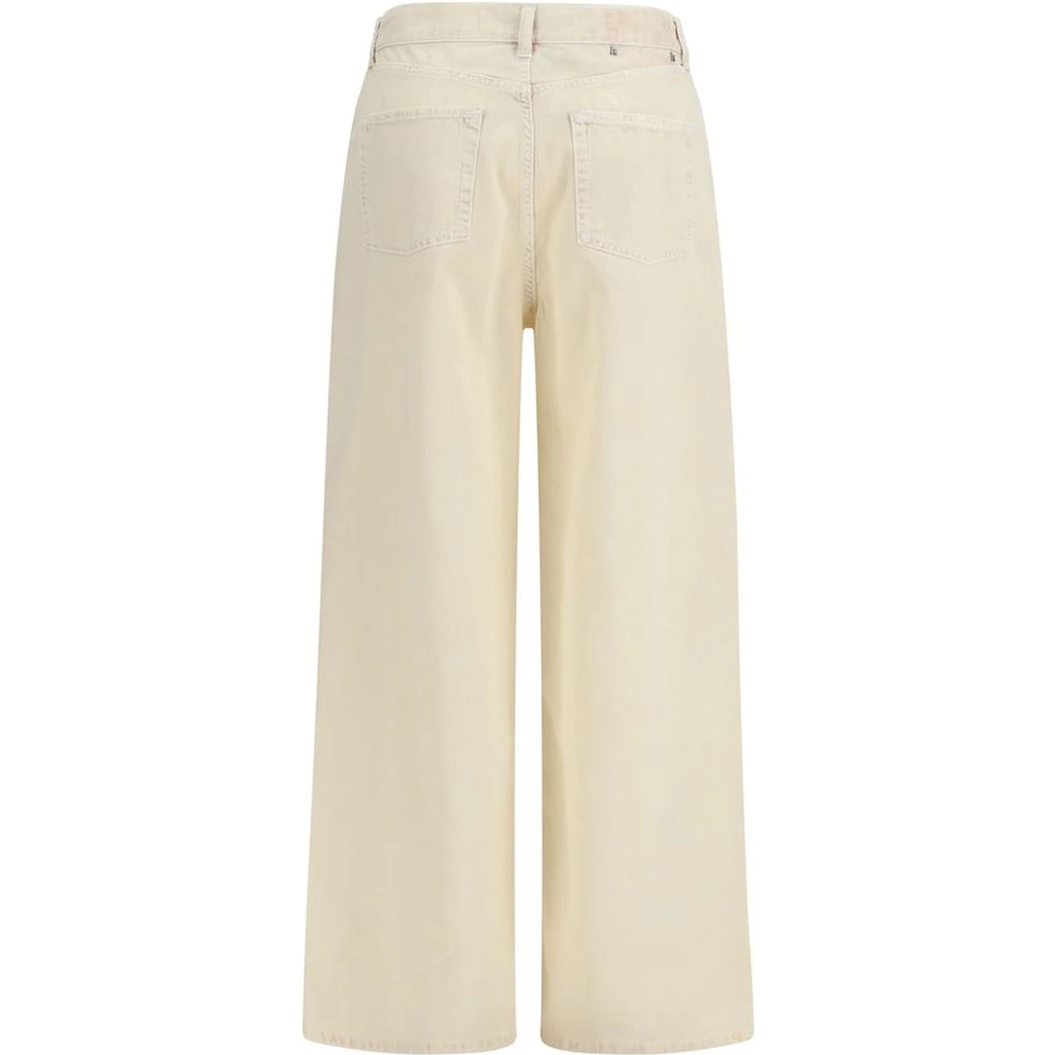 Bicolor Cotton Relaxed Fit Jeans