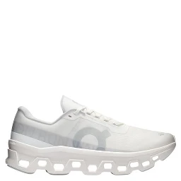 White Recycled Polyester Athletic Sneakers