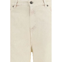 Bicolor Cotton Relaxed Fit Jeans
