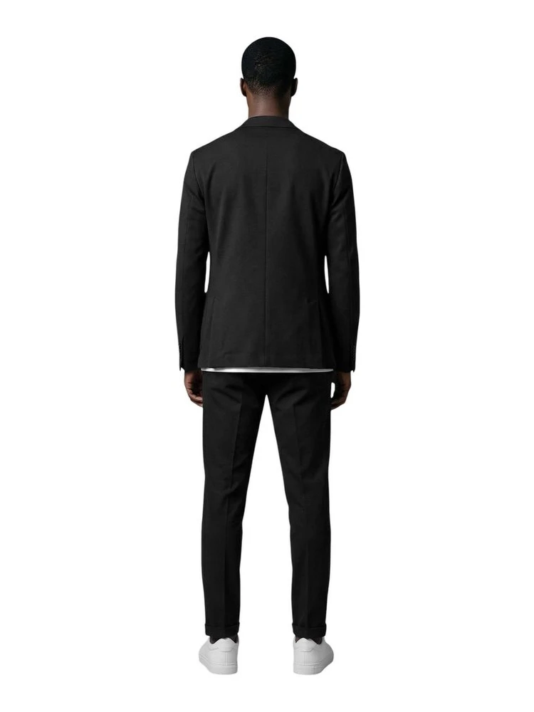Black Cotton Two-Piece Suit alternative