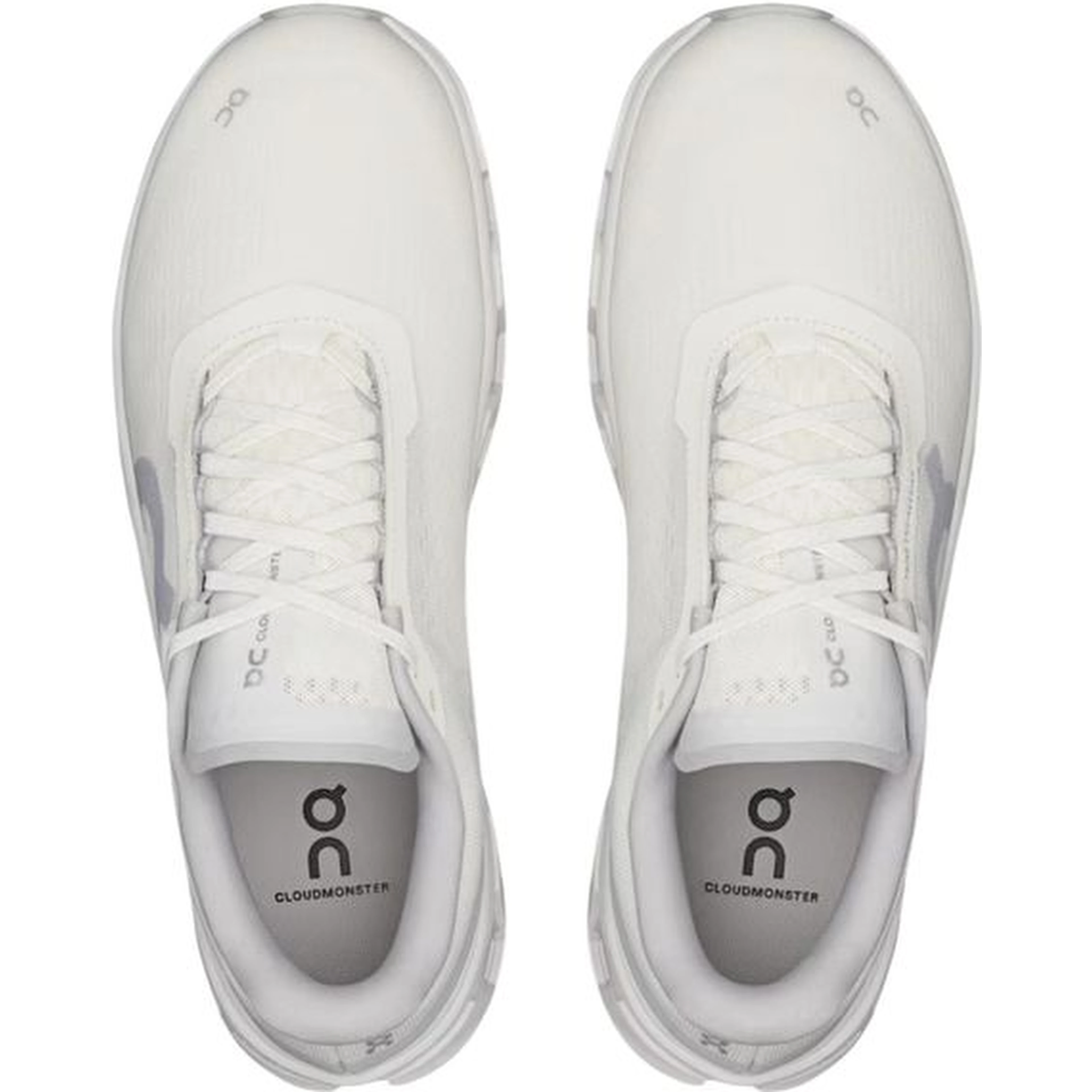 White Recycled Polyester Athletic Sneakers