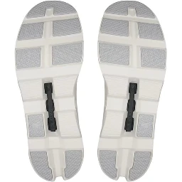 White Recycled Polyester Athletic Sneakers