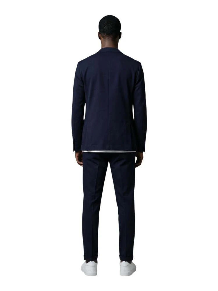 Blue Cotton Two-Piece Suit alternative