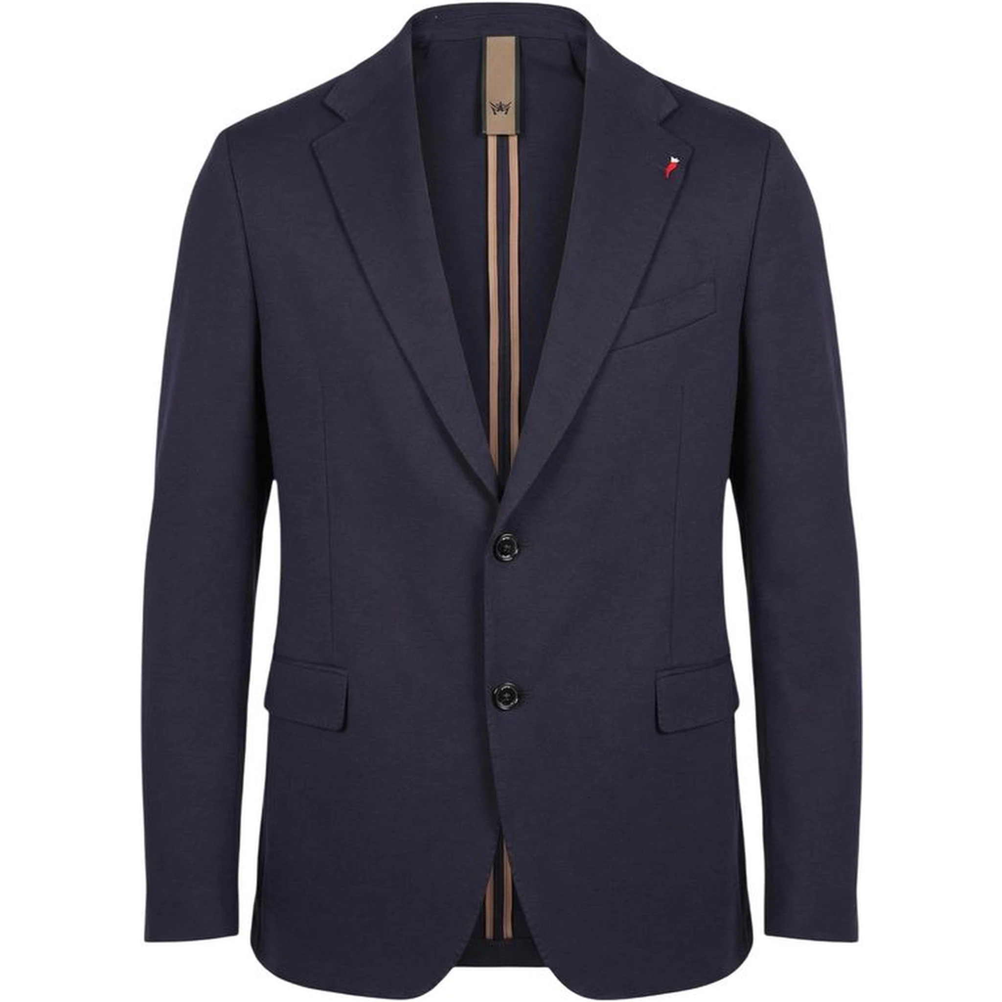 Blue Cotton Two-Piece Suit
