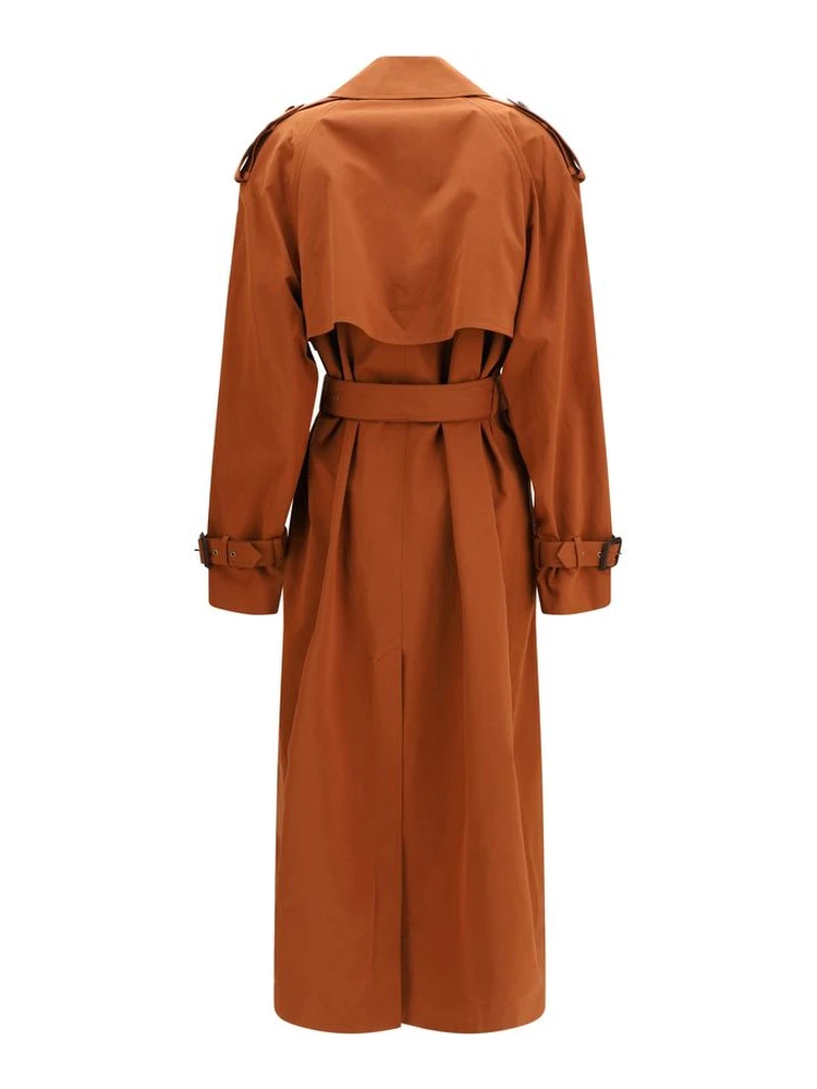Brown Cotton Trench Coat alternative