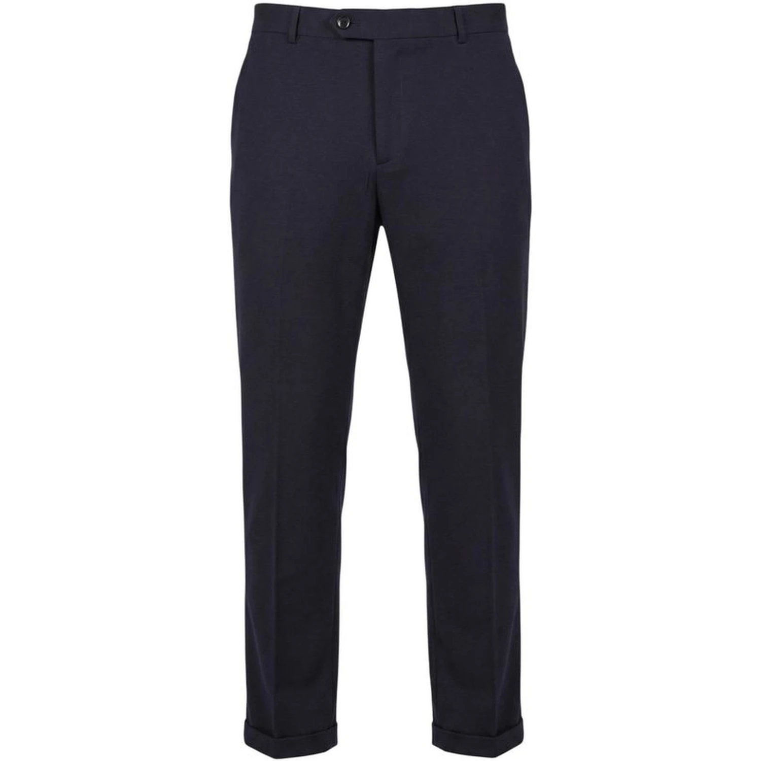 Blue Cotton Two-Piece Suit