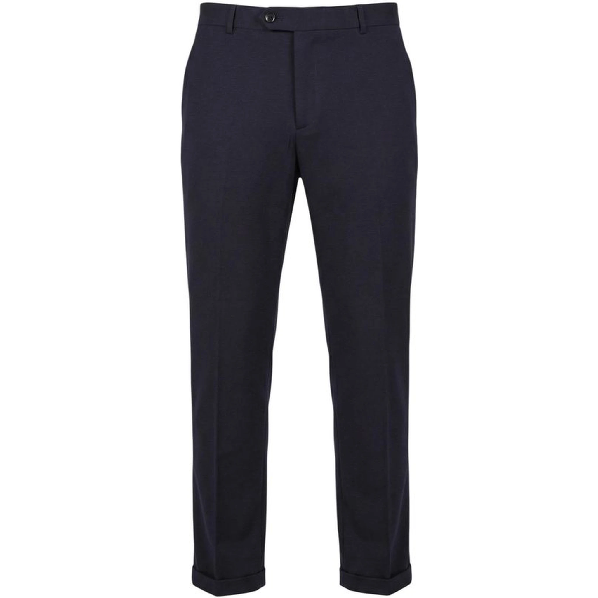 Blue Cotton Two-Piece Suit