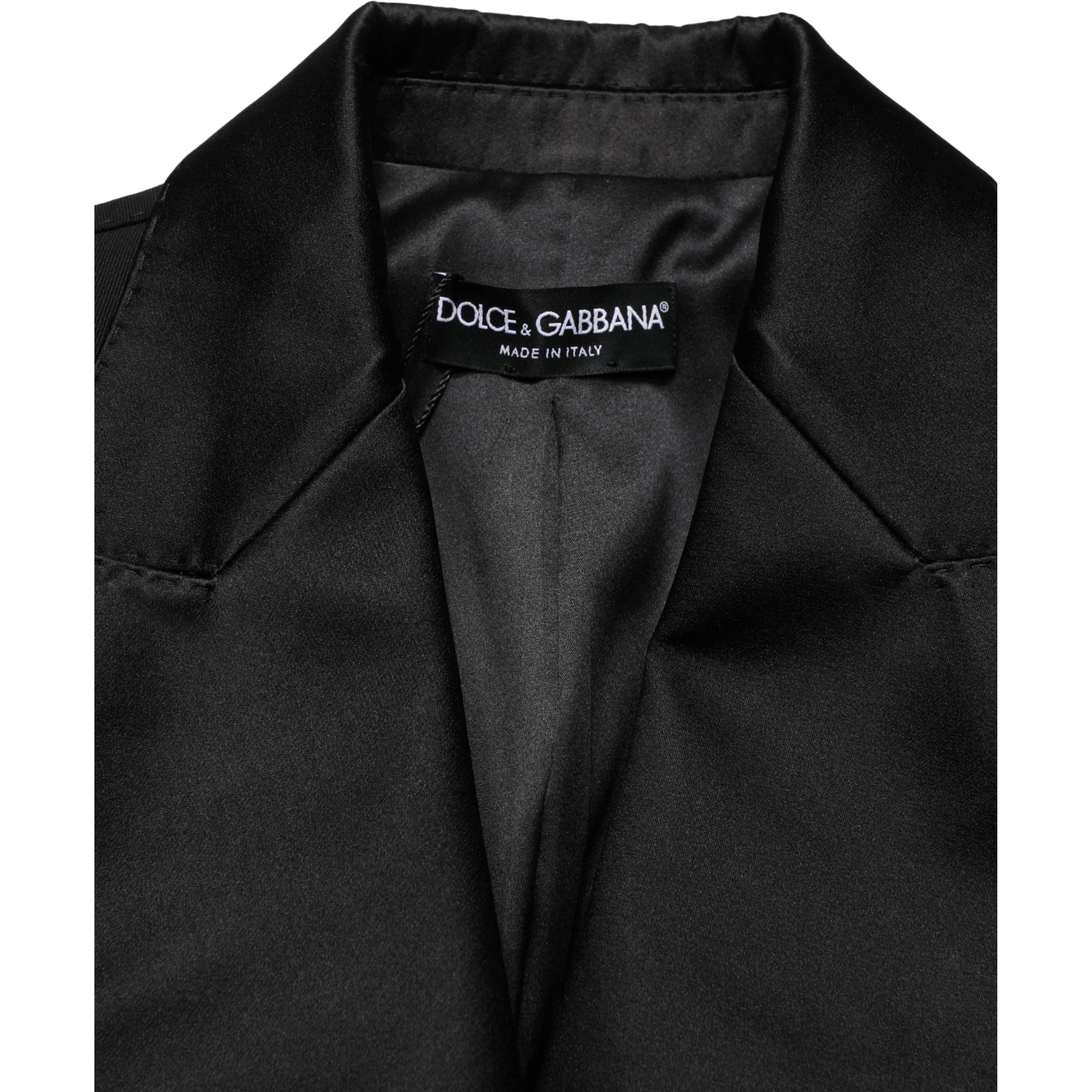 Black Wool Single Breasted Blazer Jacket