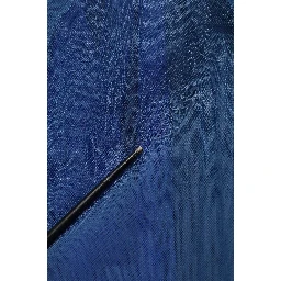 Blue Tulle Midi A-line Sleeveless Dress