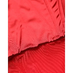 Red Halter Corset Sleeveless Sheath  Dress