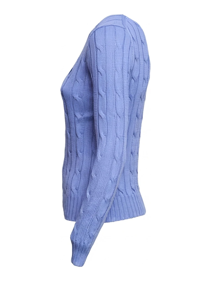 Maglia A Trecce In Pima Cotton