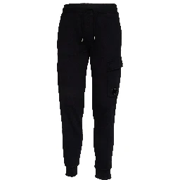 Cotton Diagonal Fleece Lens Sweatpants