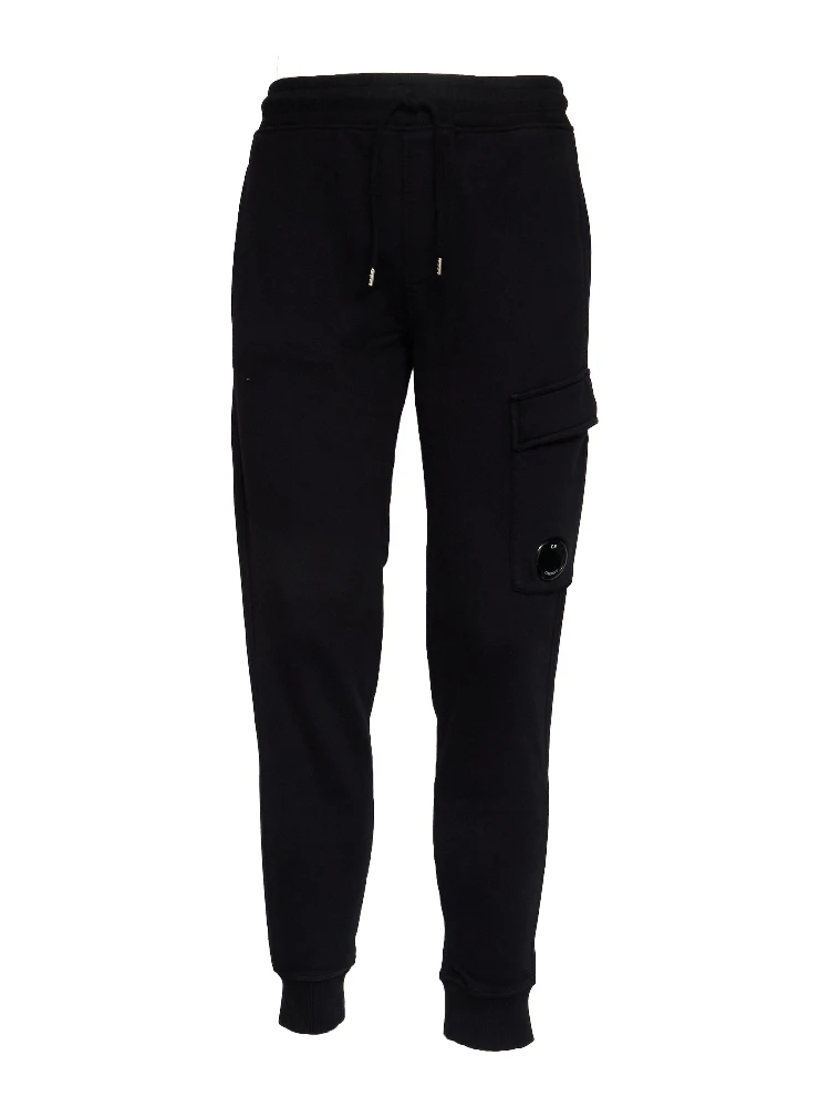 Cotton Diagonal Fleece Lens Sweatpants