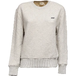 Felpa Girocollo Con Logo Autry Ricamato