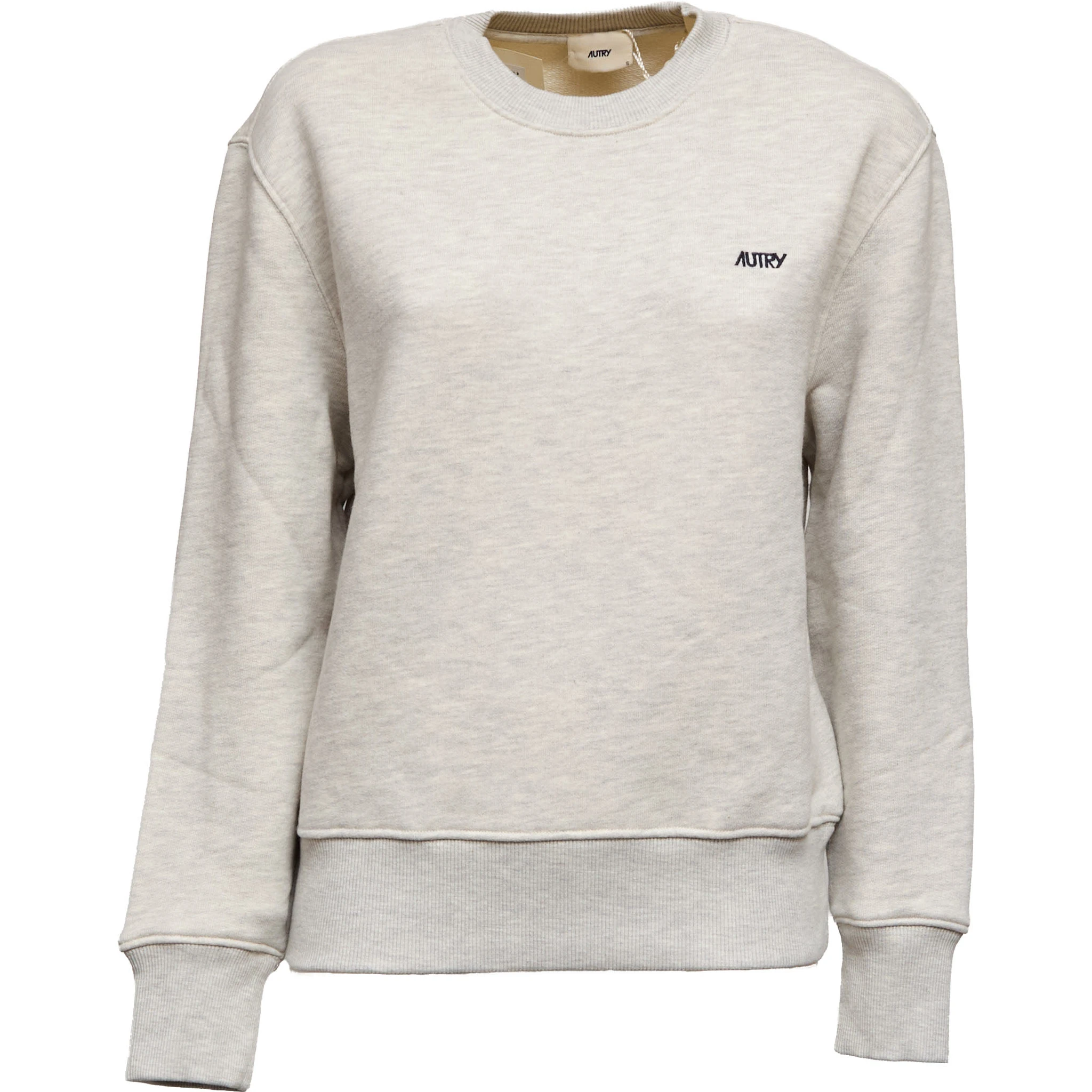 Felpa Girocollo Con Logo Autry Ricamato