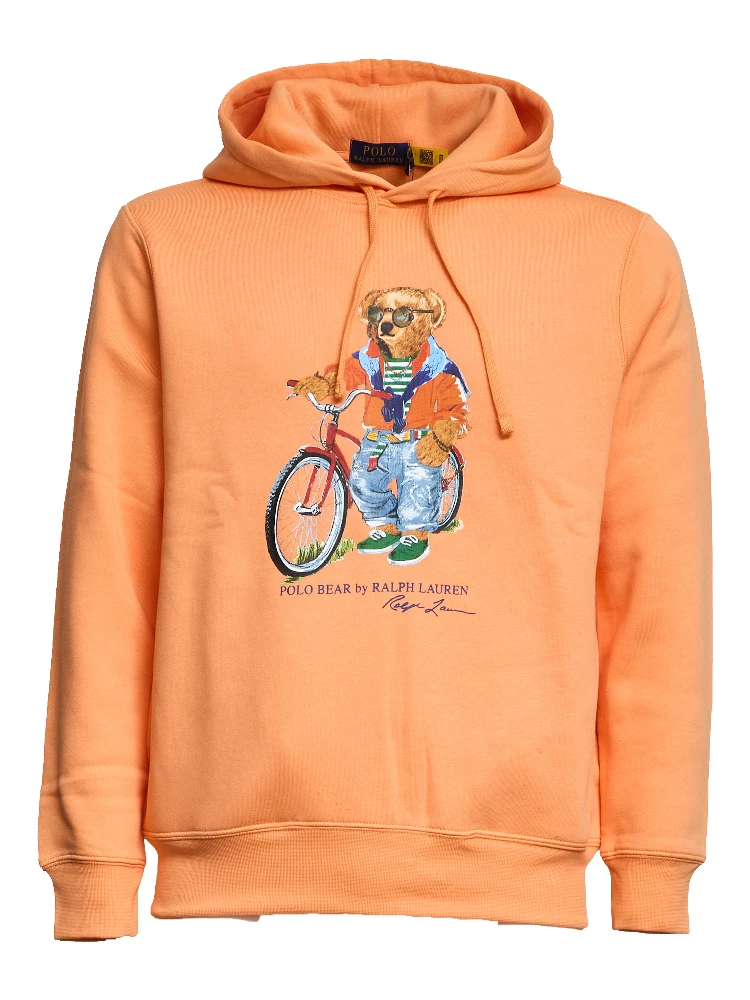 Felpa Polo Bear Con Cappuccio