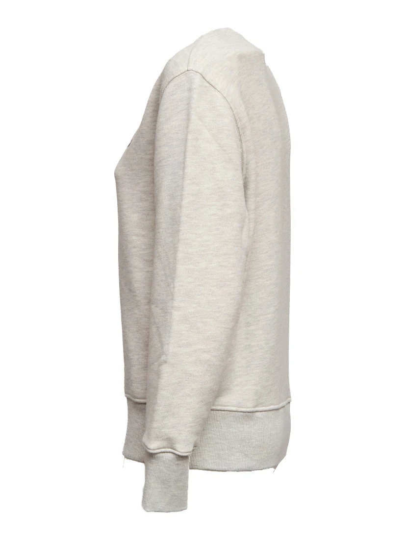 Felpa Girocollo Con Logo Autry Ricamato