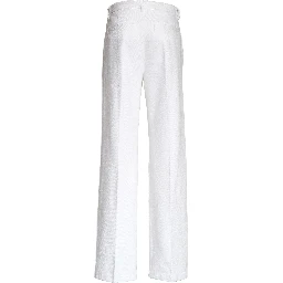 Pantaloni Reina Wide Leg In Bull Fisso 10 1/4 Oz Bluesign