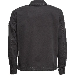 Overshirt Brushed Organic Cotton Canvas Old Effect