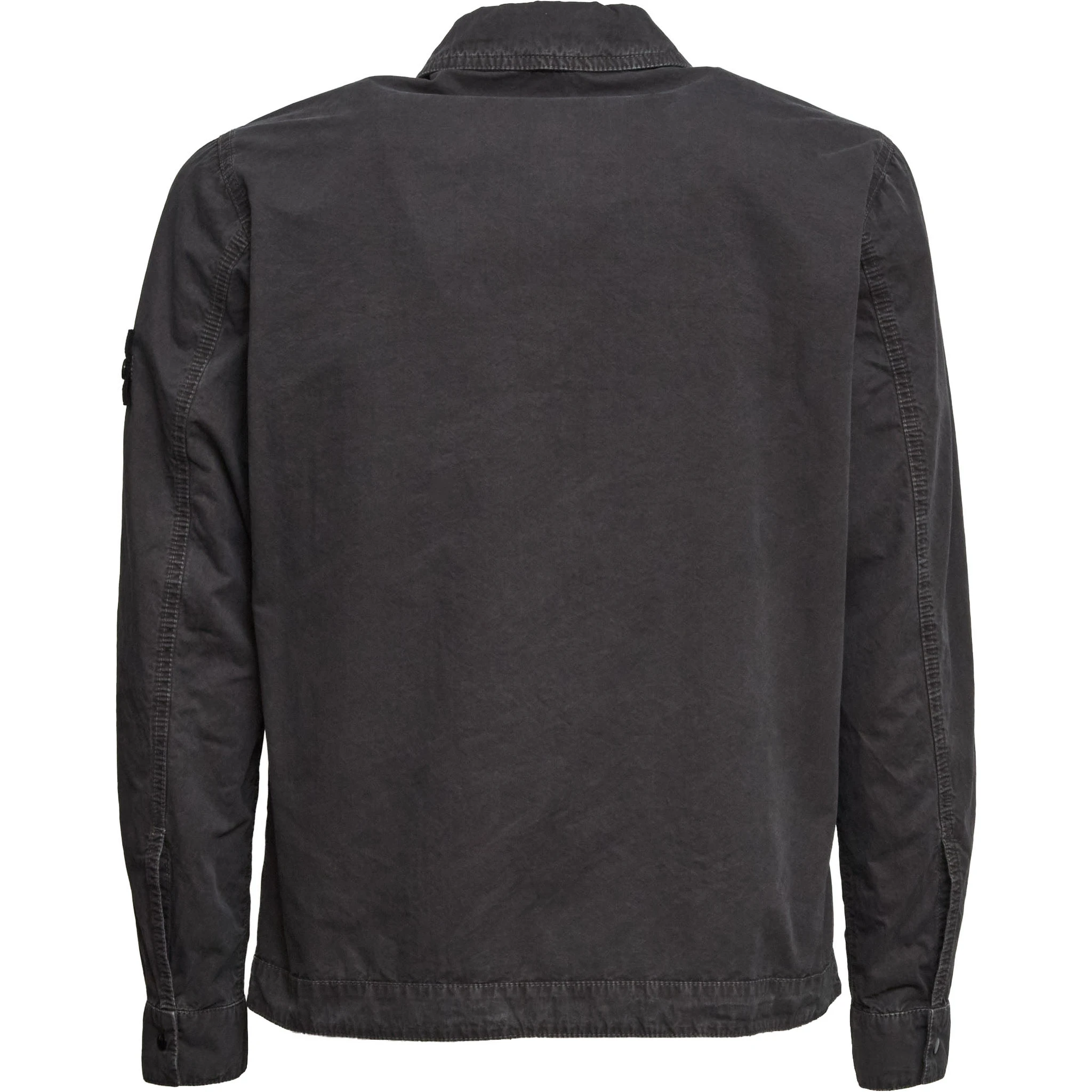 Overshirt Brushed Organic Cotton Canvas Old Effect