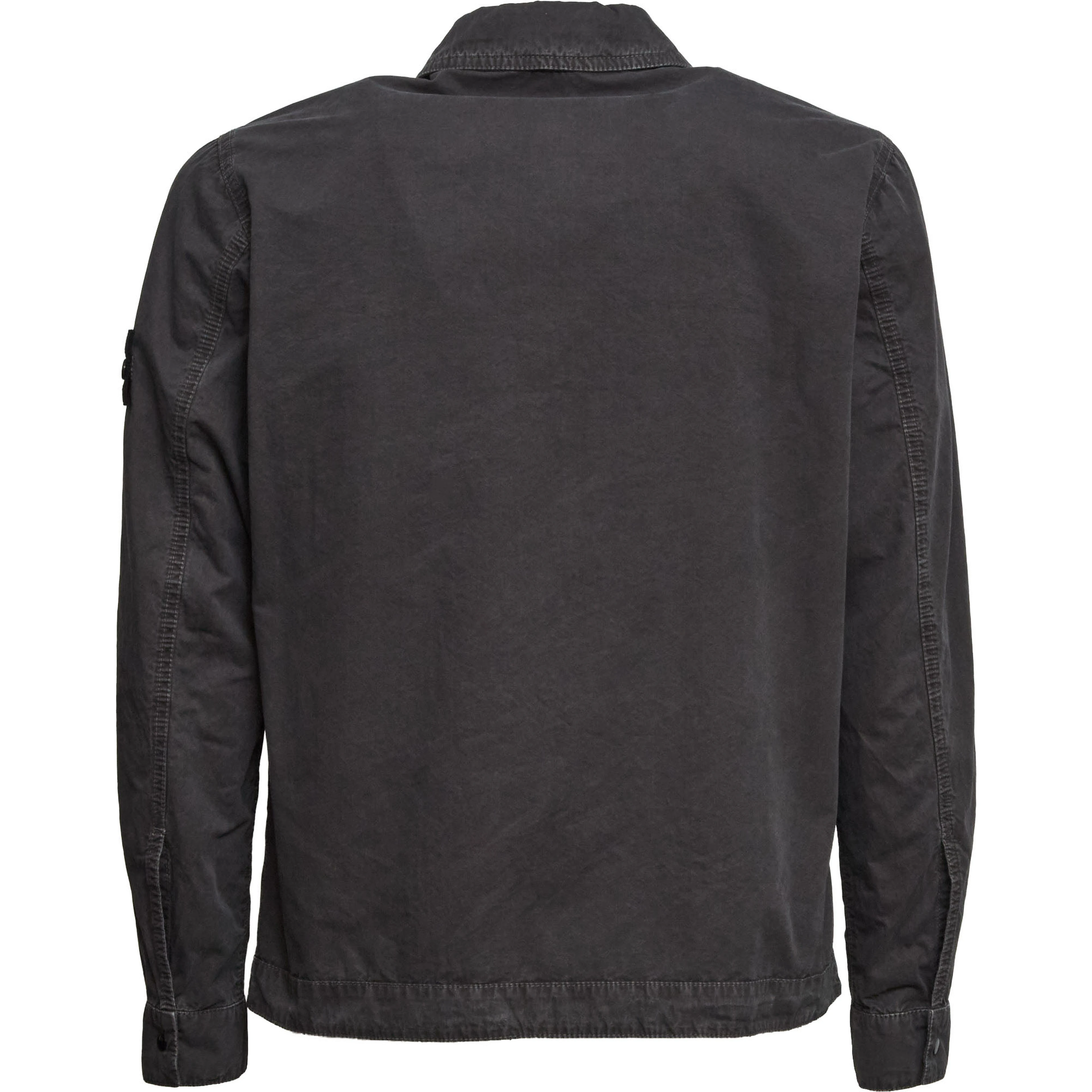 Overshirt Brushed Organic Cotton Canvas Old Effect