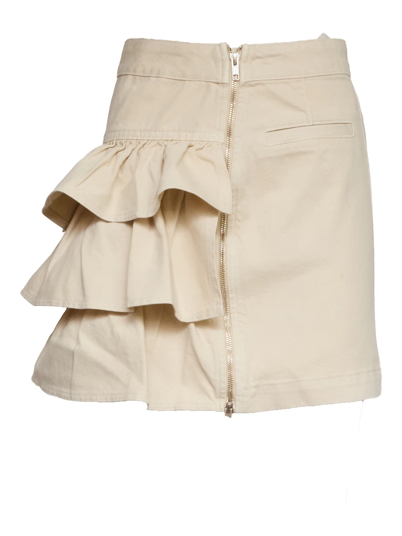 Jila Colour Denim Miniskirt