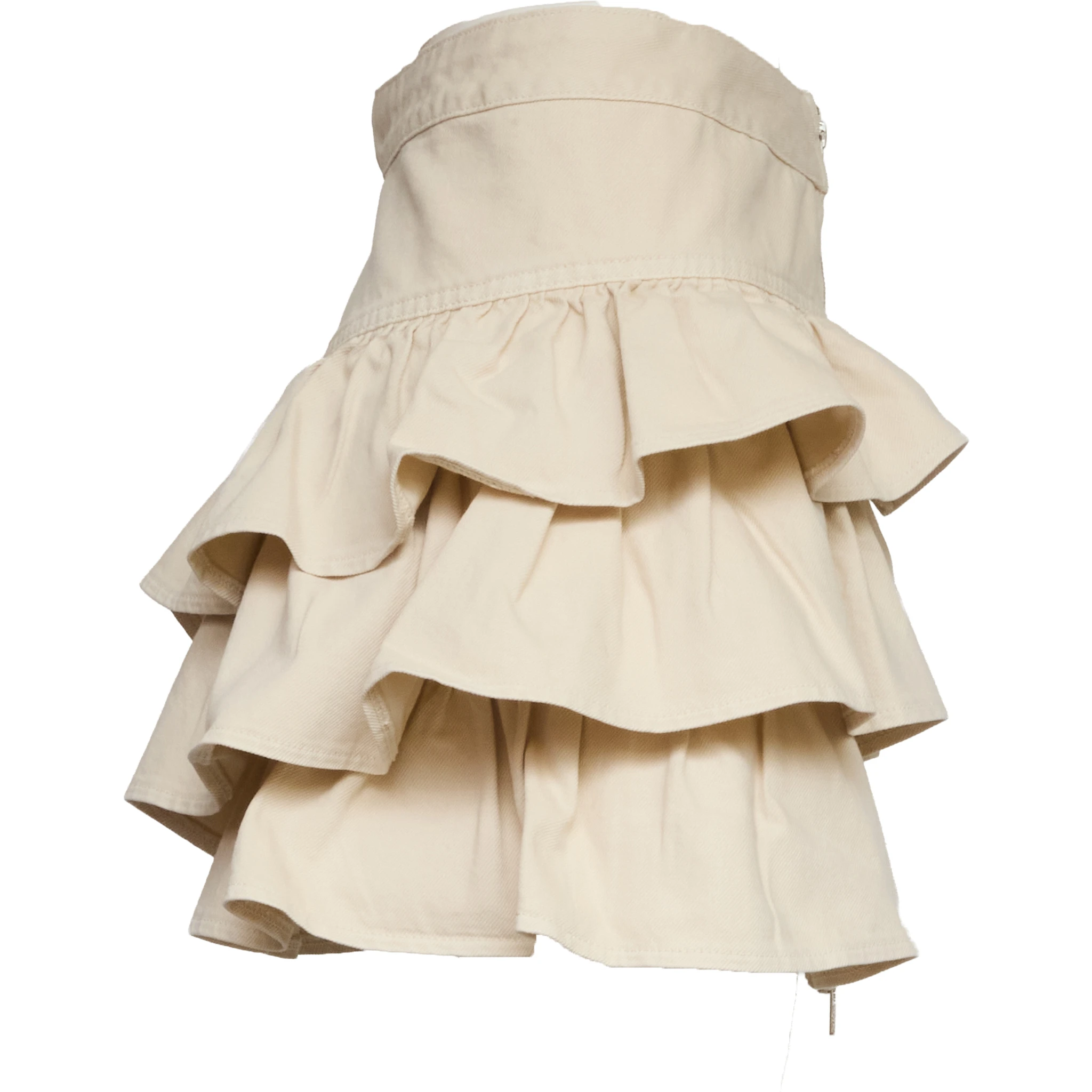 Jila Colour Denim Miniskirt