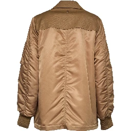 Peacoat Over In Lana, Nylon, Gabardine