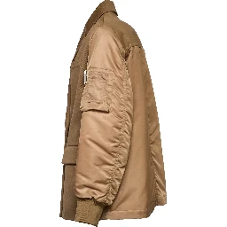 Peacoat Over In Lana, Nylon, Gabardine