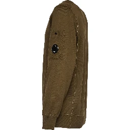 Cotton Sea Island Crewneck Lens Sweater