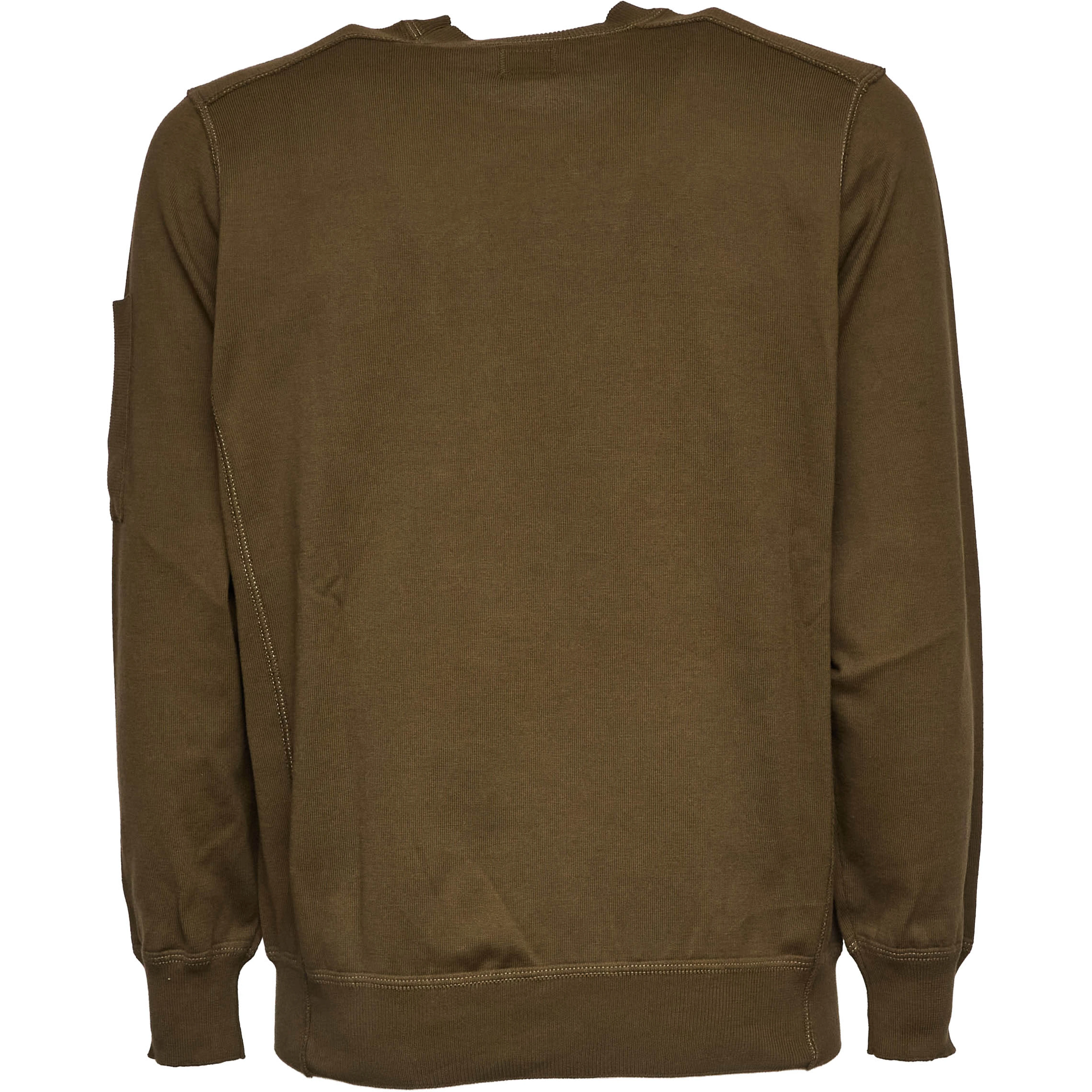Cotton Sea Island Crewneck Lens Sweater