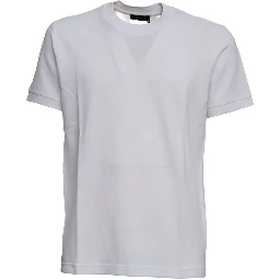 T-Shirt Piquet Tinta In Capo
