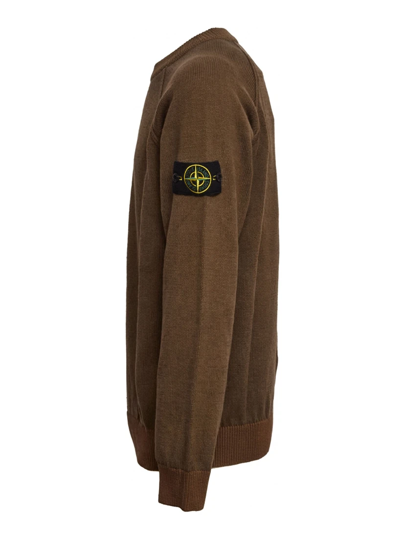 Maglia Girocollo Ribbed Cotton