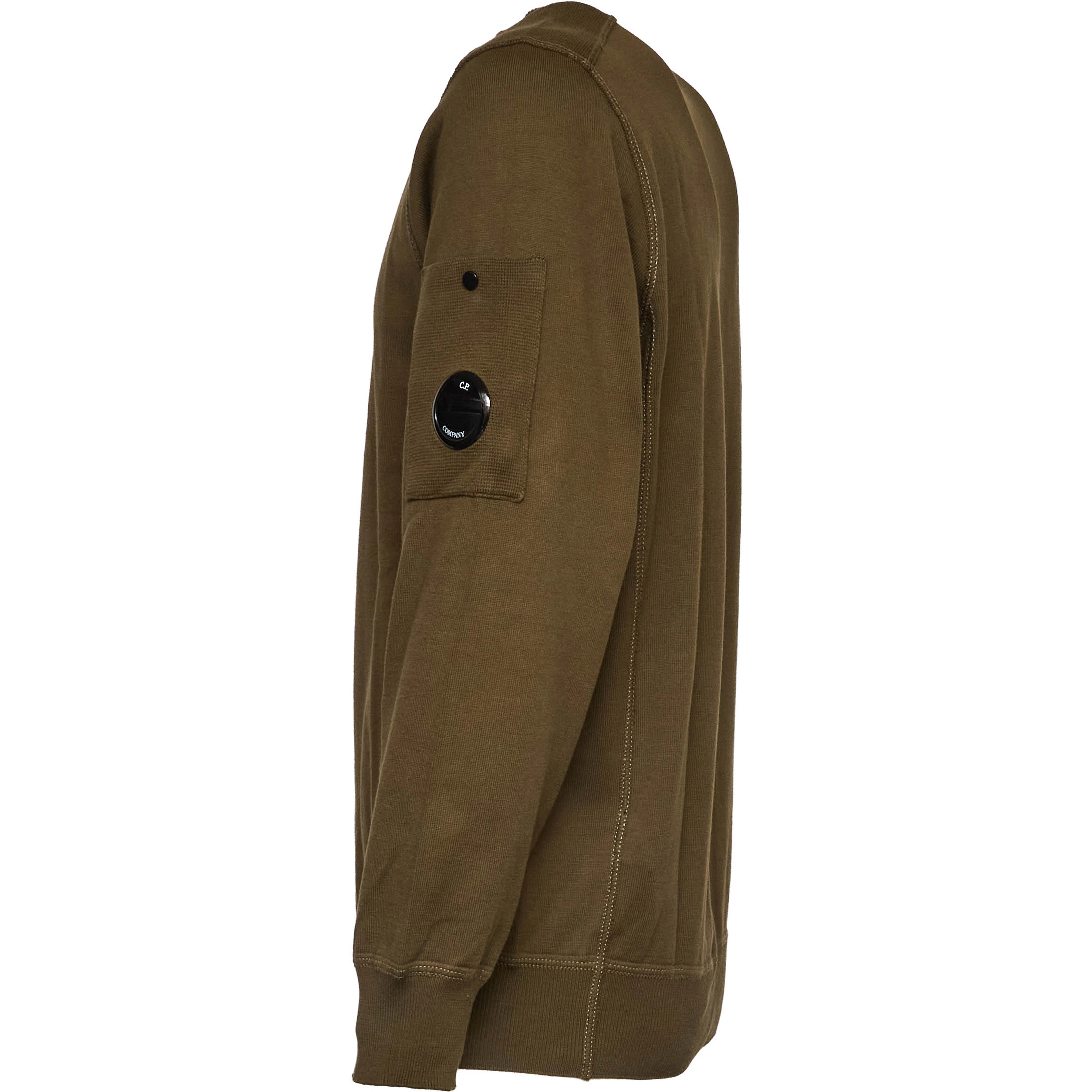 Cotton Sea Island Crewneck Lens Sweater