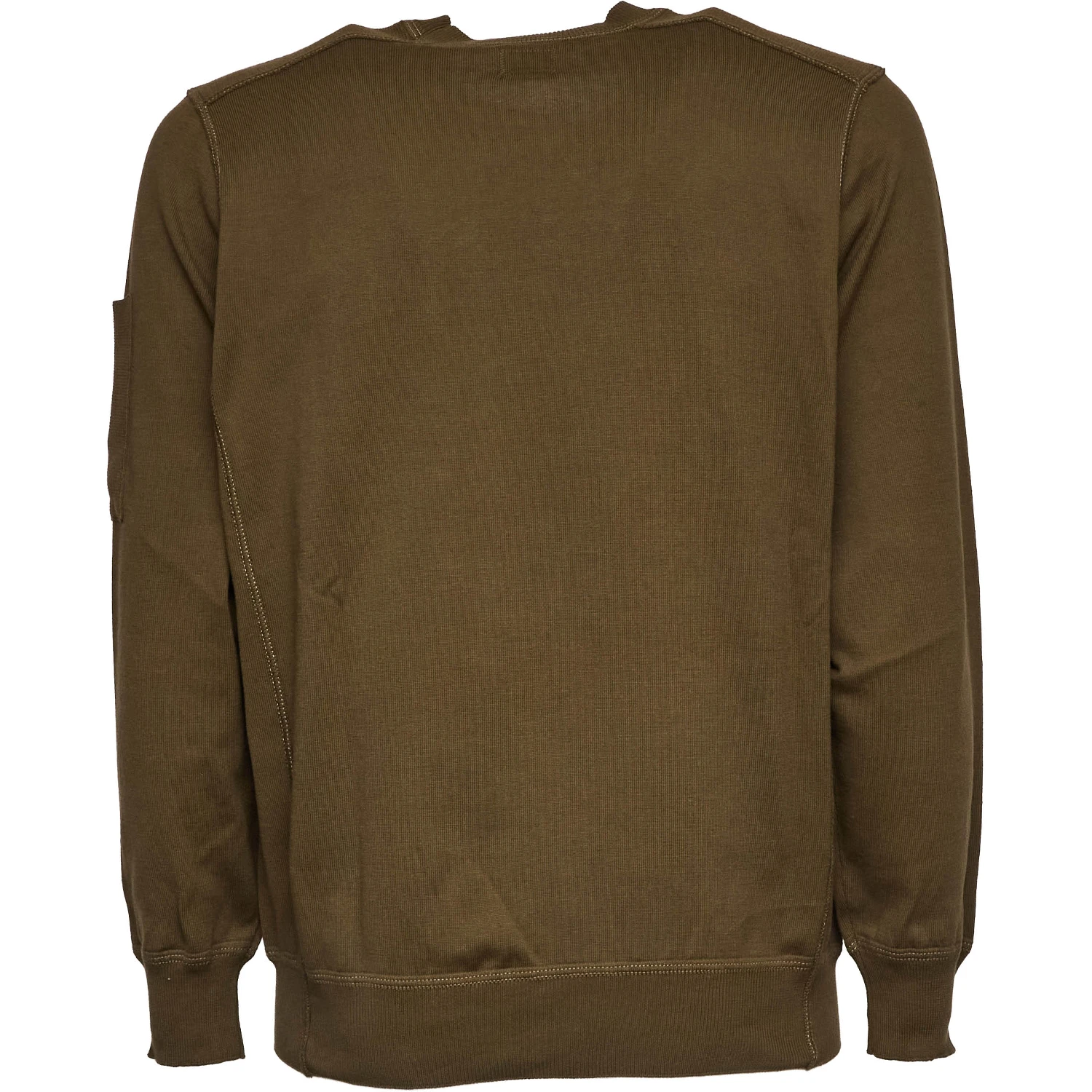 Cotton Sea Island Crewneck Lens Sweater