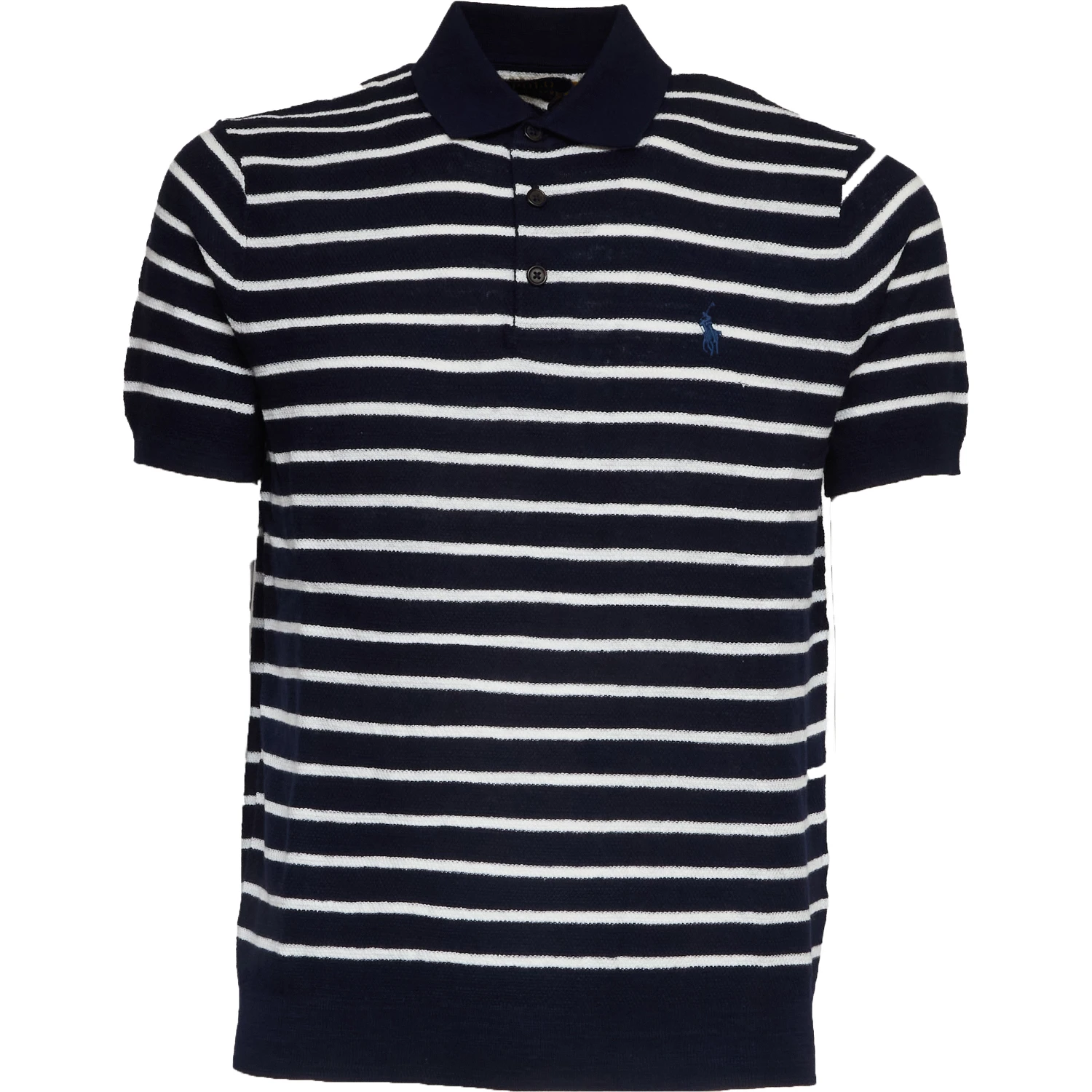 Maglia Polo A Righe Manica Corta