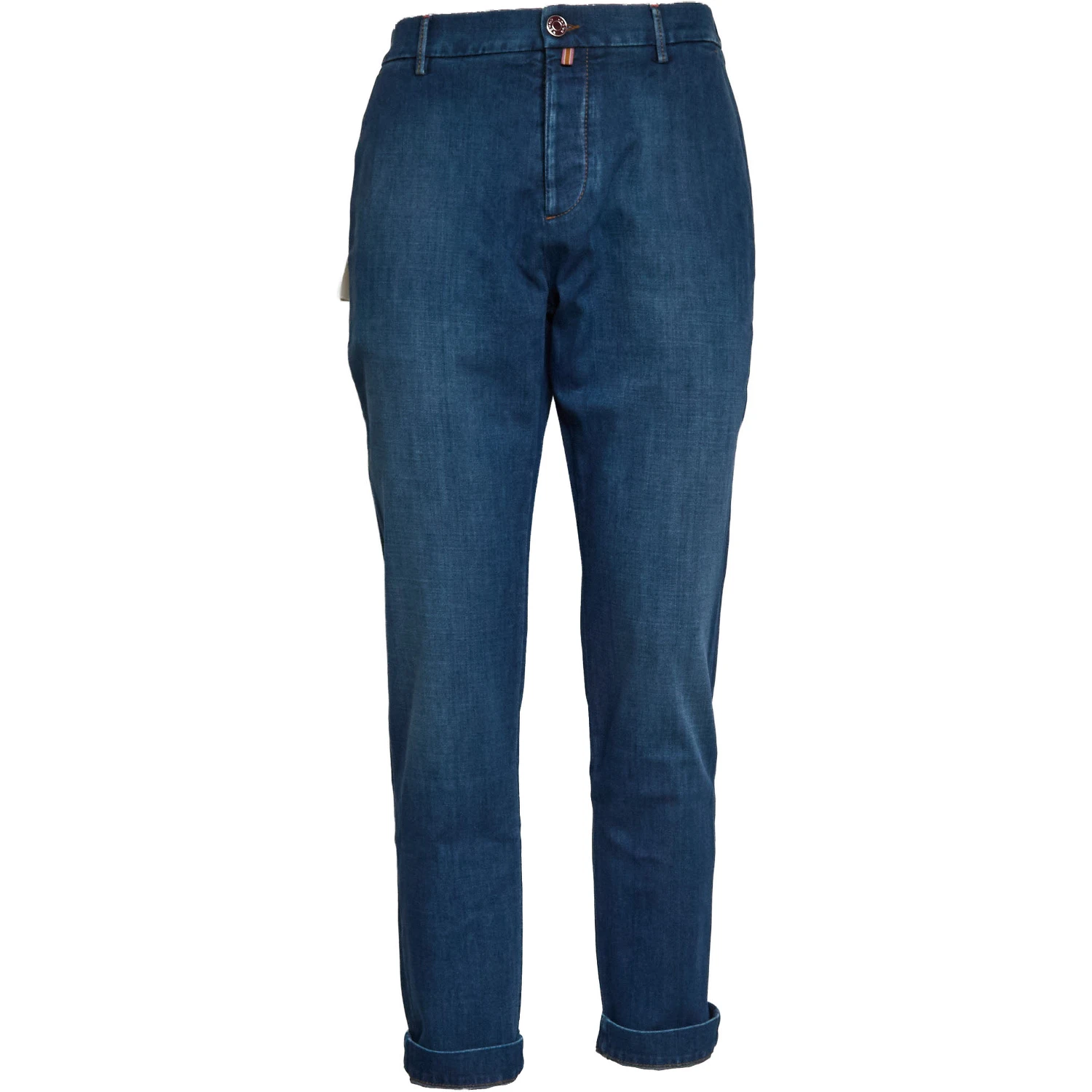 Jeans Gray Denim Blue Stretch Regular Fit