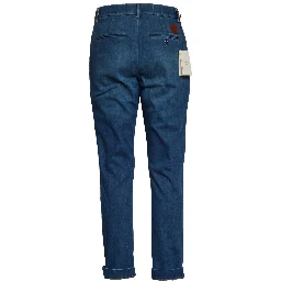 Jeans Gray Denim Blue Stretch Regular Fit