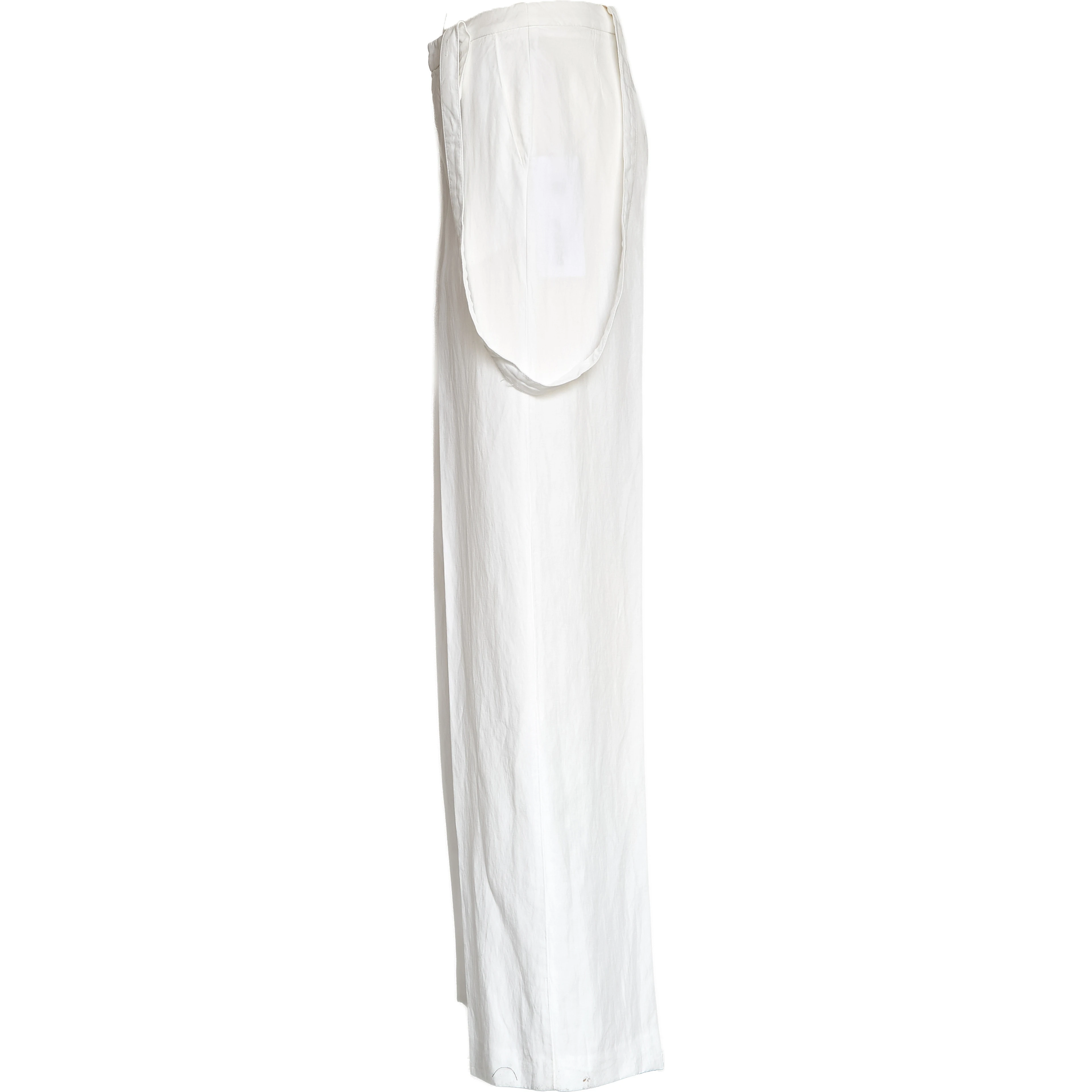 Pantaloni Tecla Wide Leg In Lino Lyocell
