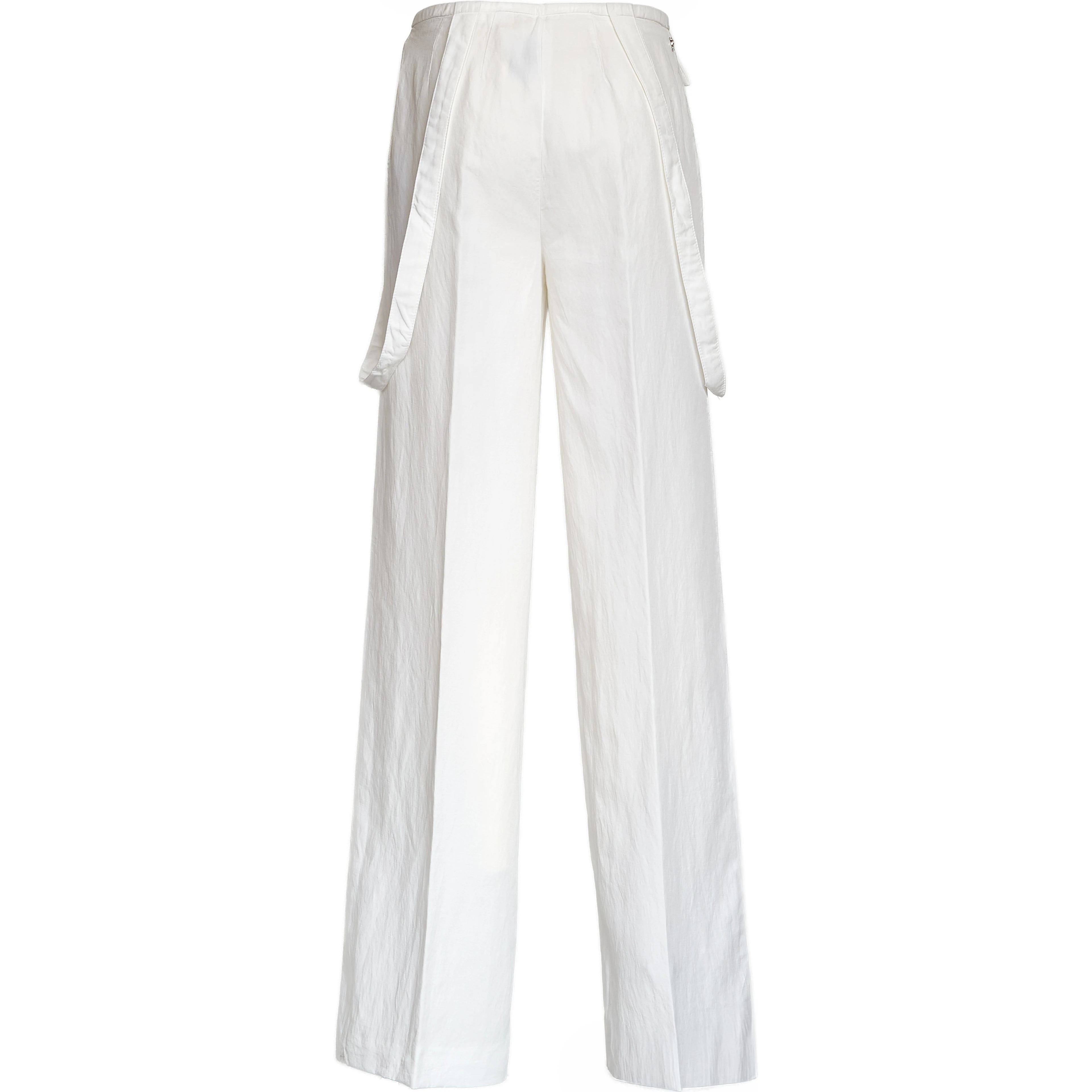 Pantaloni Tecla Wide Leg In Lino Lyocell