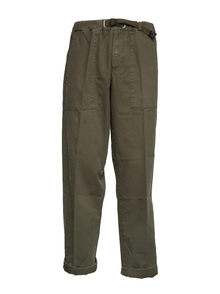Pantaloni Lunghi In Gabardina Vintage Fatigue