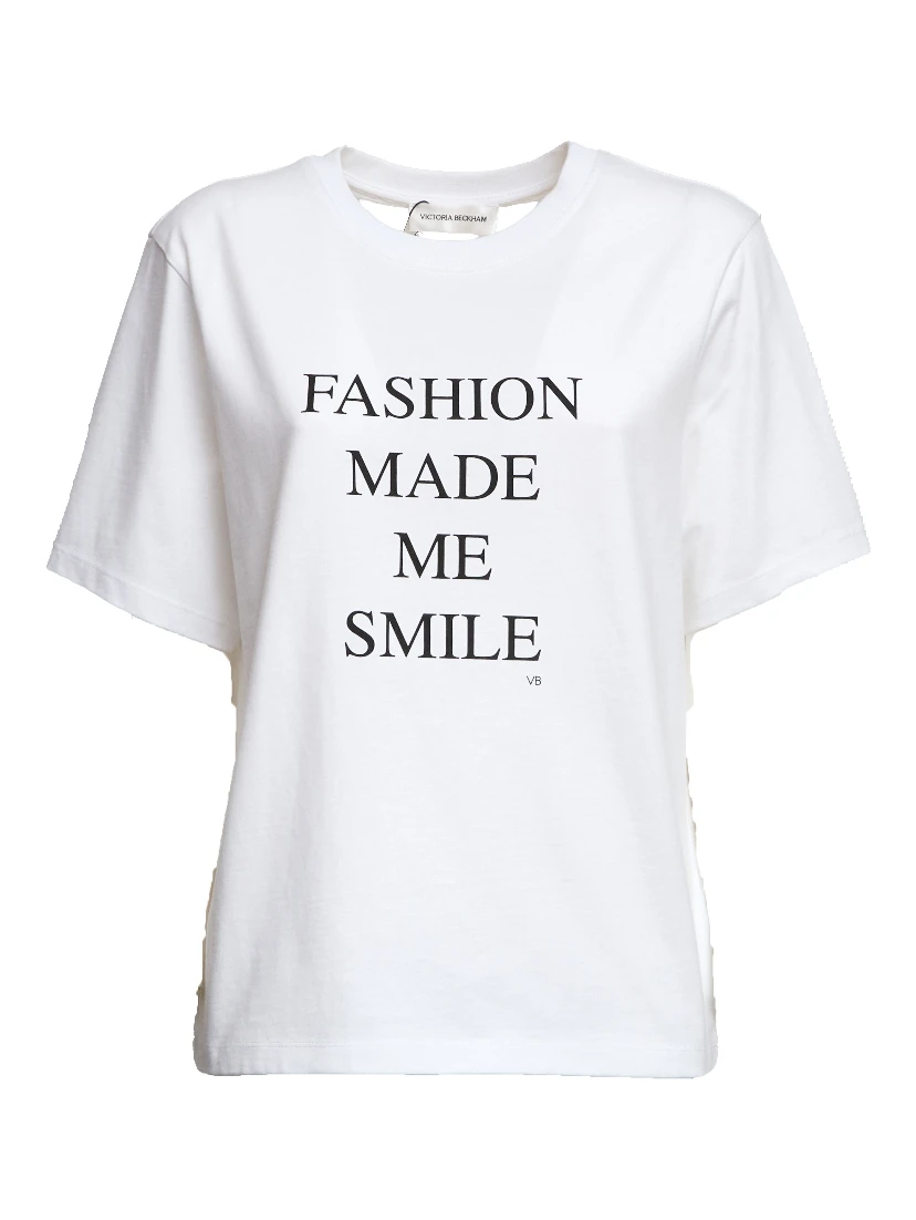 Slogan Tee Fashion Made Me Smile